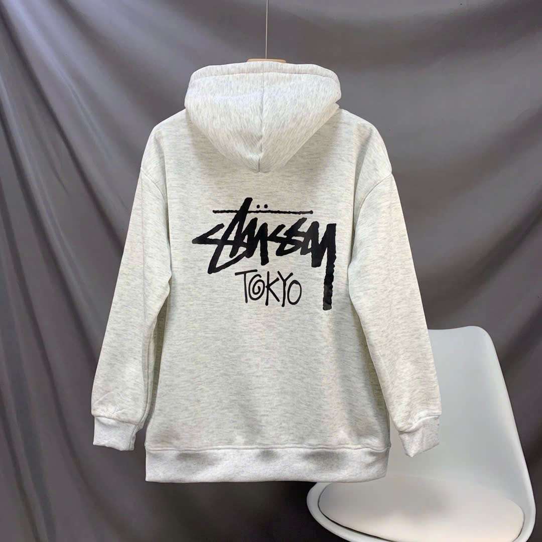 스투시 앞뒤 로고 남여공용 후드