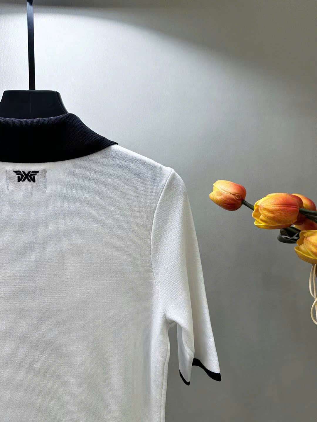 PXG 자수 로고 여성 골프 반팔티