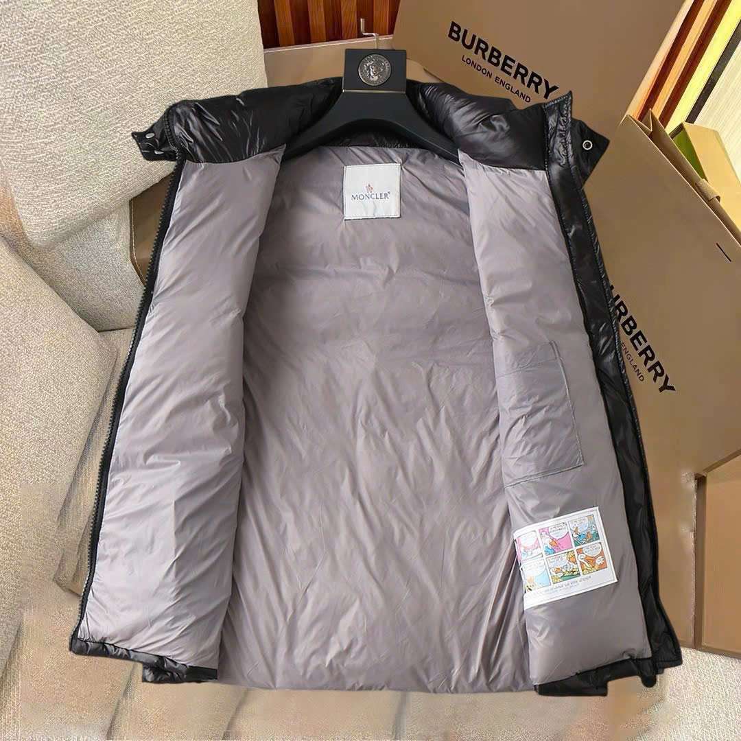 몽클레르 가슴 로고 남성 조끼