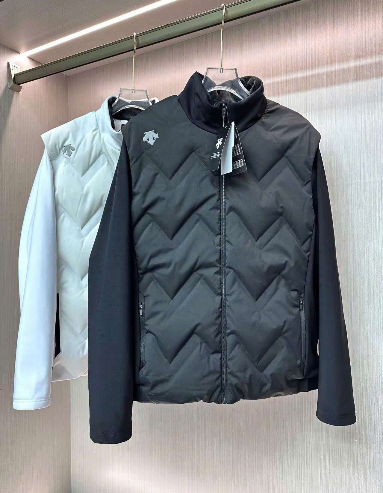 DESCENTE 투피스 다운 코트 남성 골프 상의