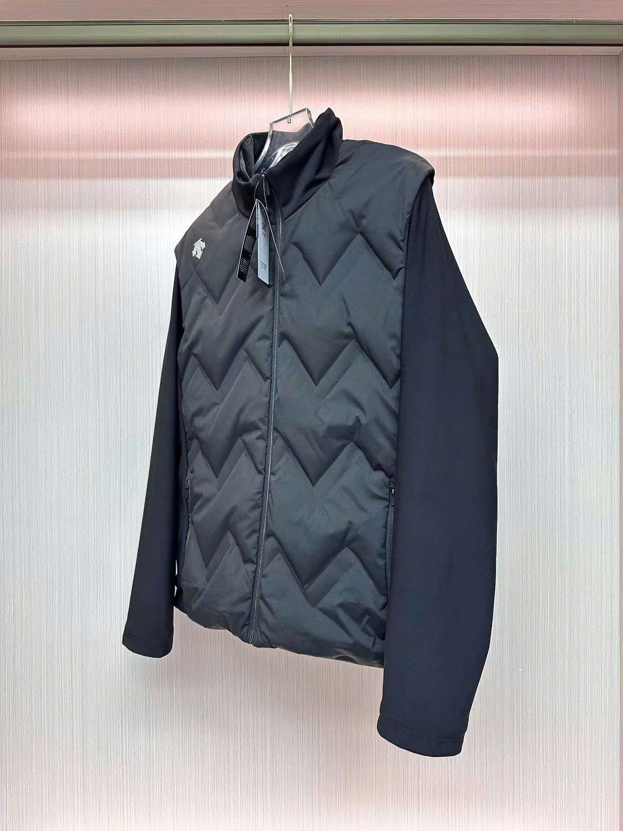 DESCENTE 투피스 다운 코트 남성 골프 상의