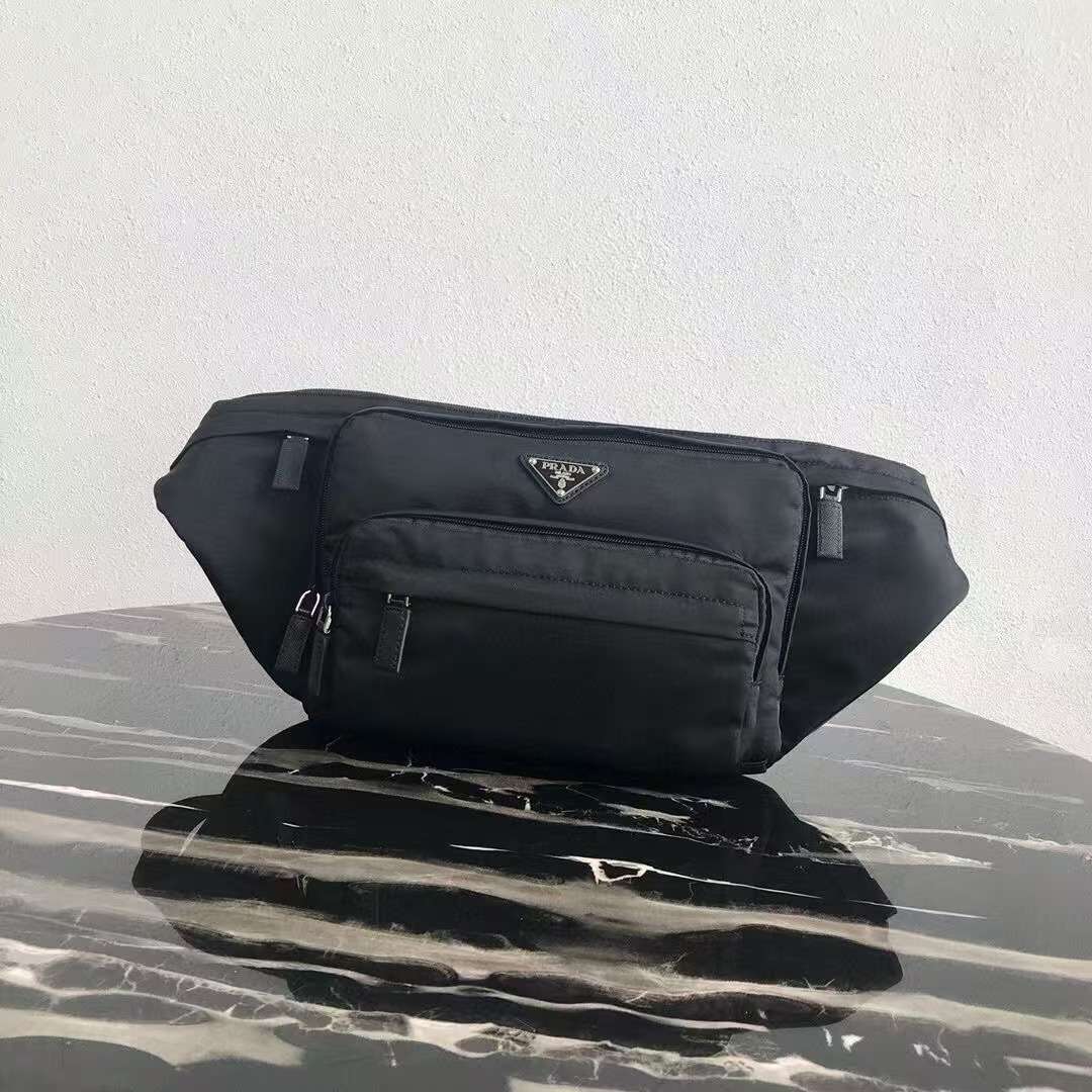 프라다 패브릭 남성 벨트백