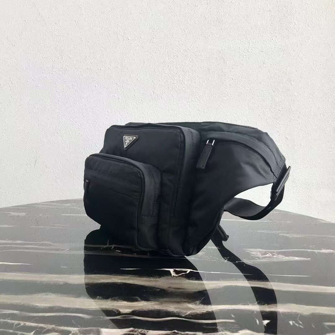 프라다 패브릭 남성 벨트백
