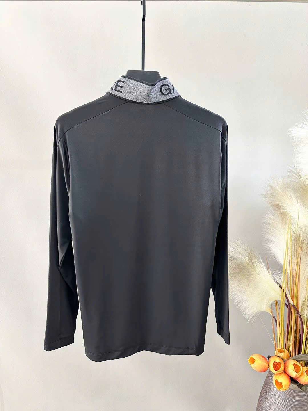 지포어 자수 로고 남성 골프 긴팔티