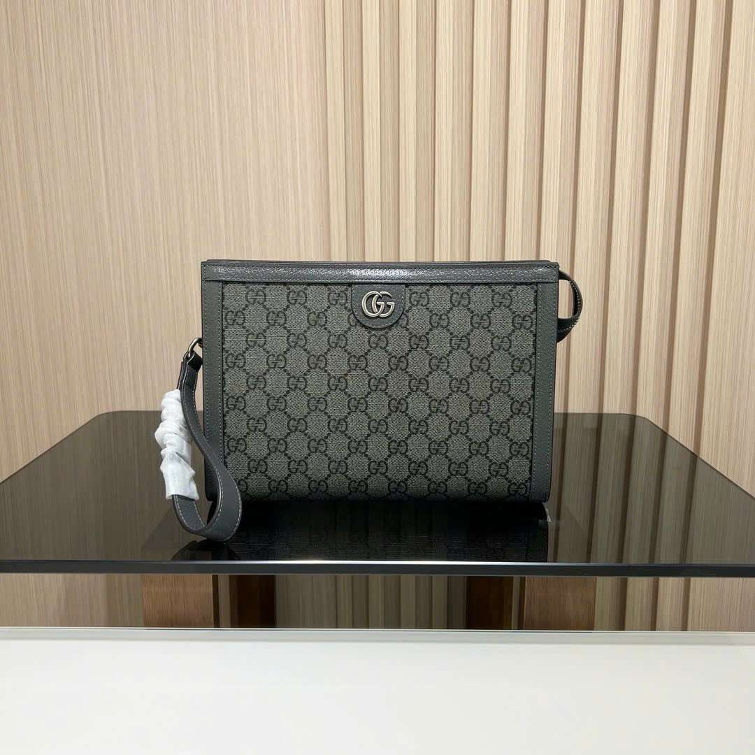 구찌 오피디아 GG 남성 클러치