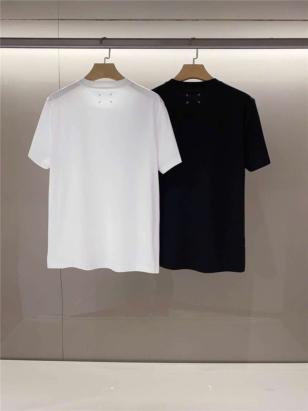 Maison Margiela 앞뒤 로고 남성 상의