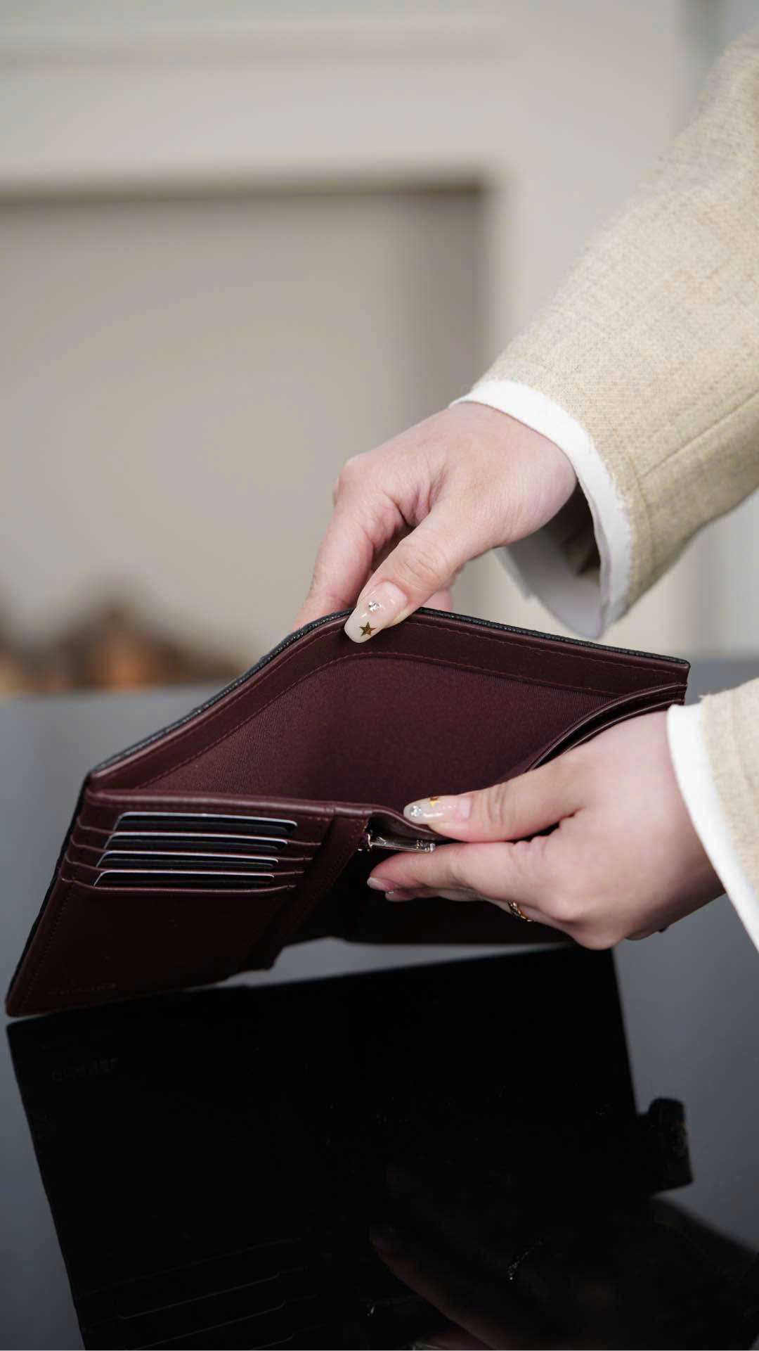 샤넬 클래식 여성 여권 케이스