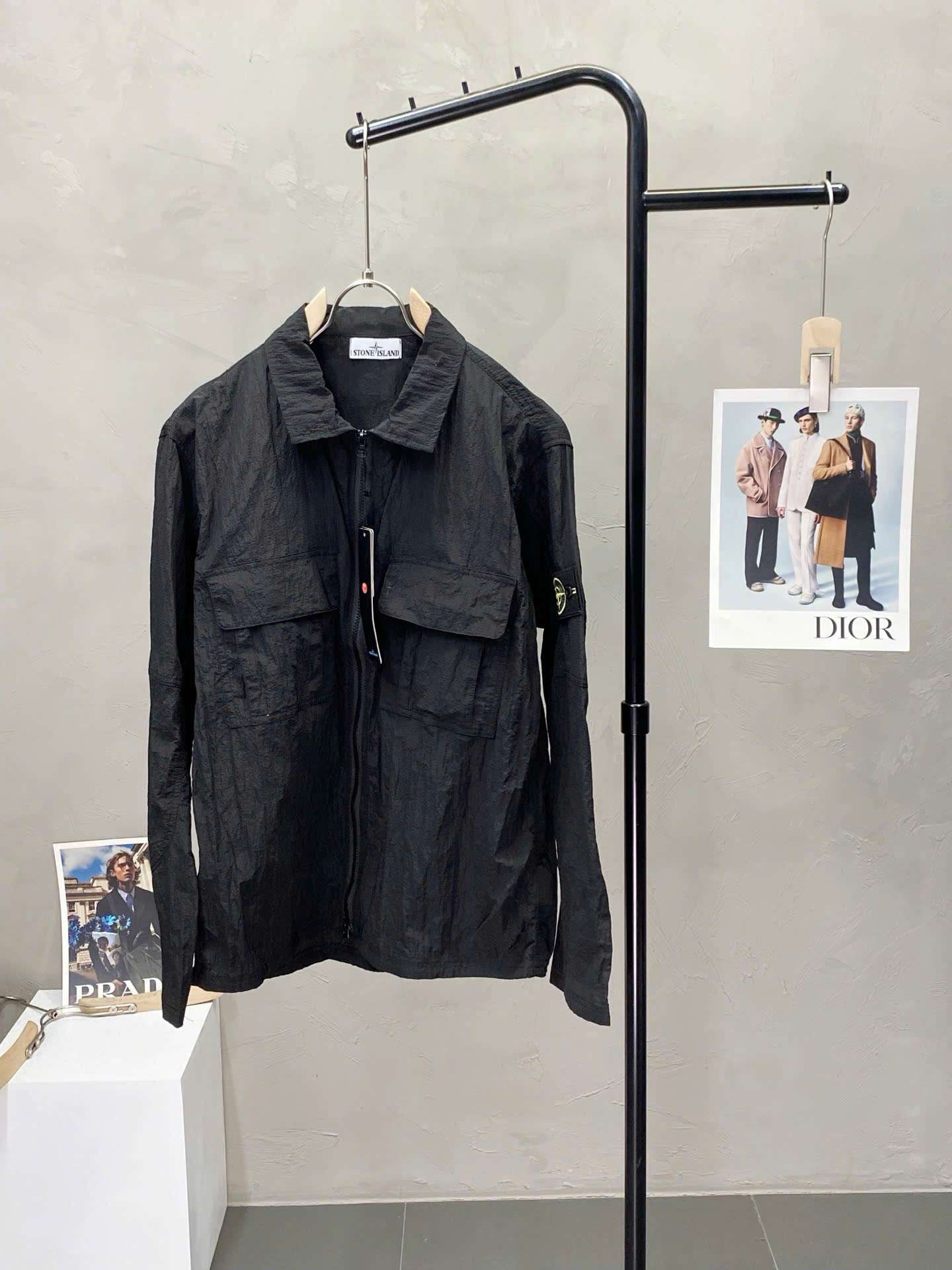 스톤아일랜드 더블 포켓 남상 상의