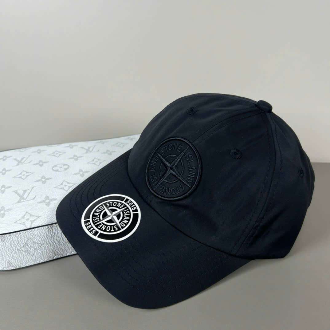 스톤아일랜드 더블 로고 남성 모자 (2컬러)
