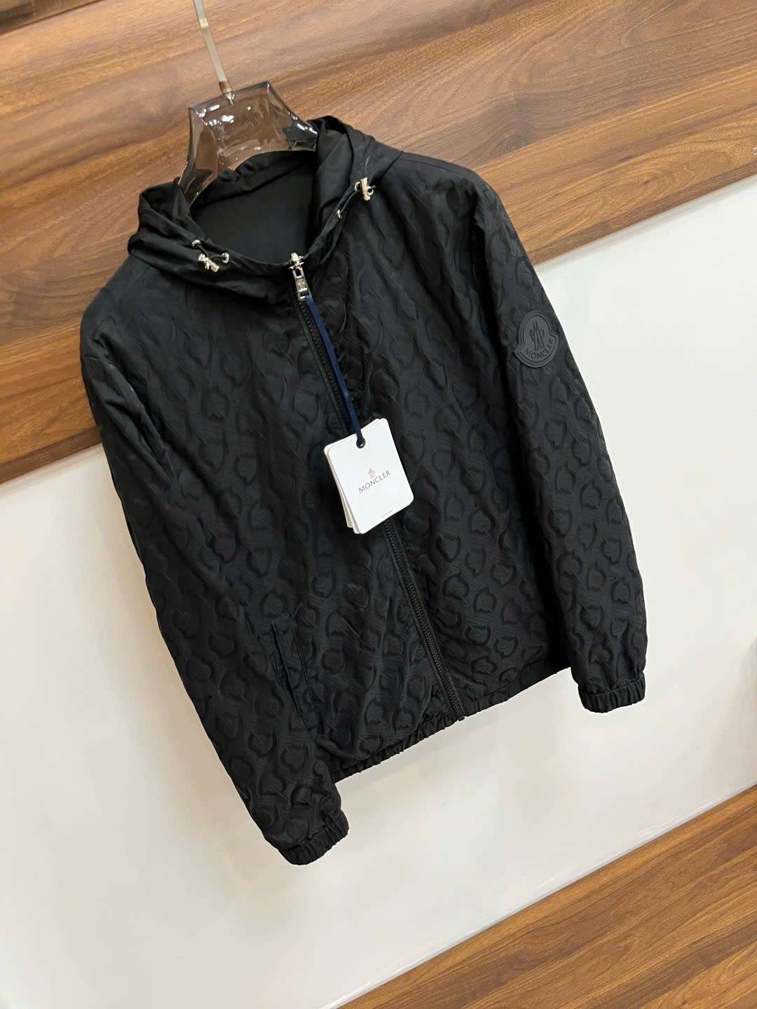 몽클레르 소매 로고 양면 남성 자켓