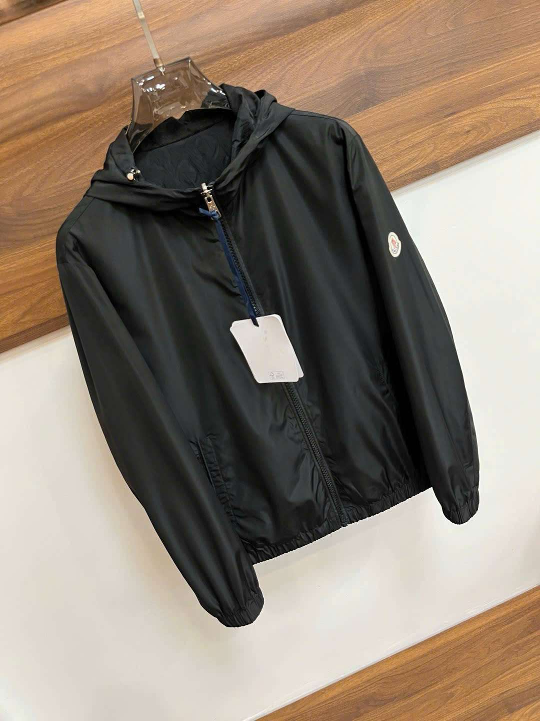 몽클레르 소매 로고 양면 남성 자켓