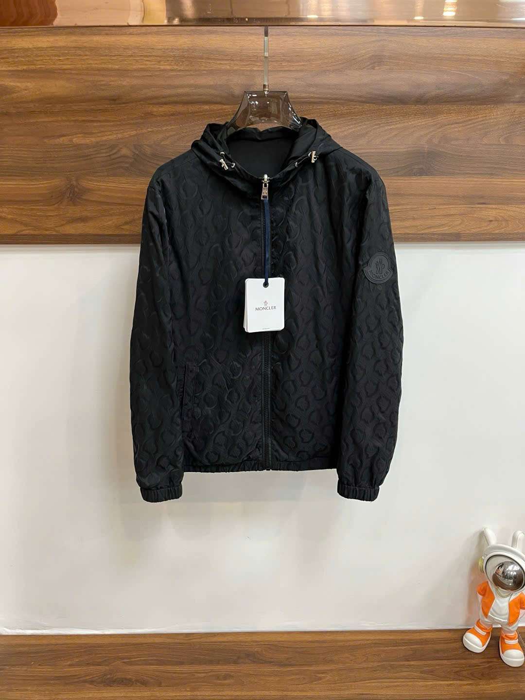 몽클레르 소매 로고 양면 남성 자켓