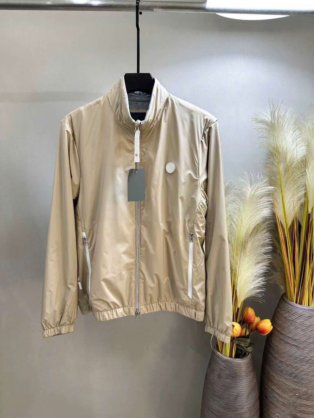 지포어 가슴 & 소매 로고 남성 골프 자켓 (2컬러)