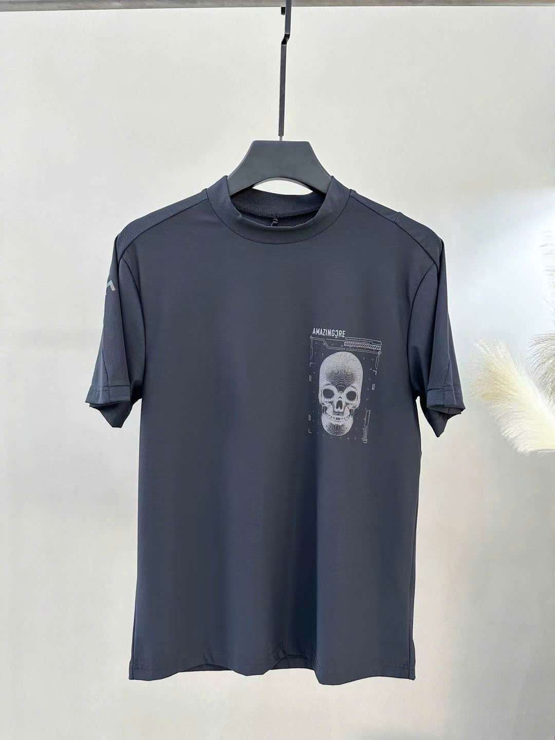 어메이징크리 가슴 로고 남성 골프 상의 (4컬러)