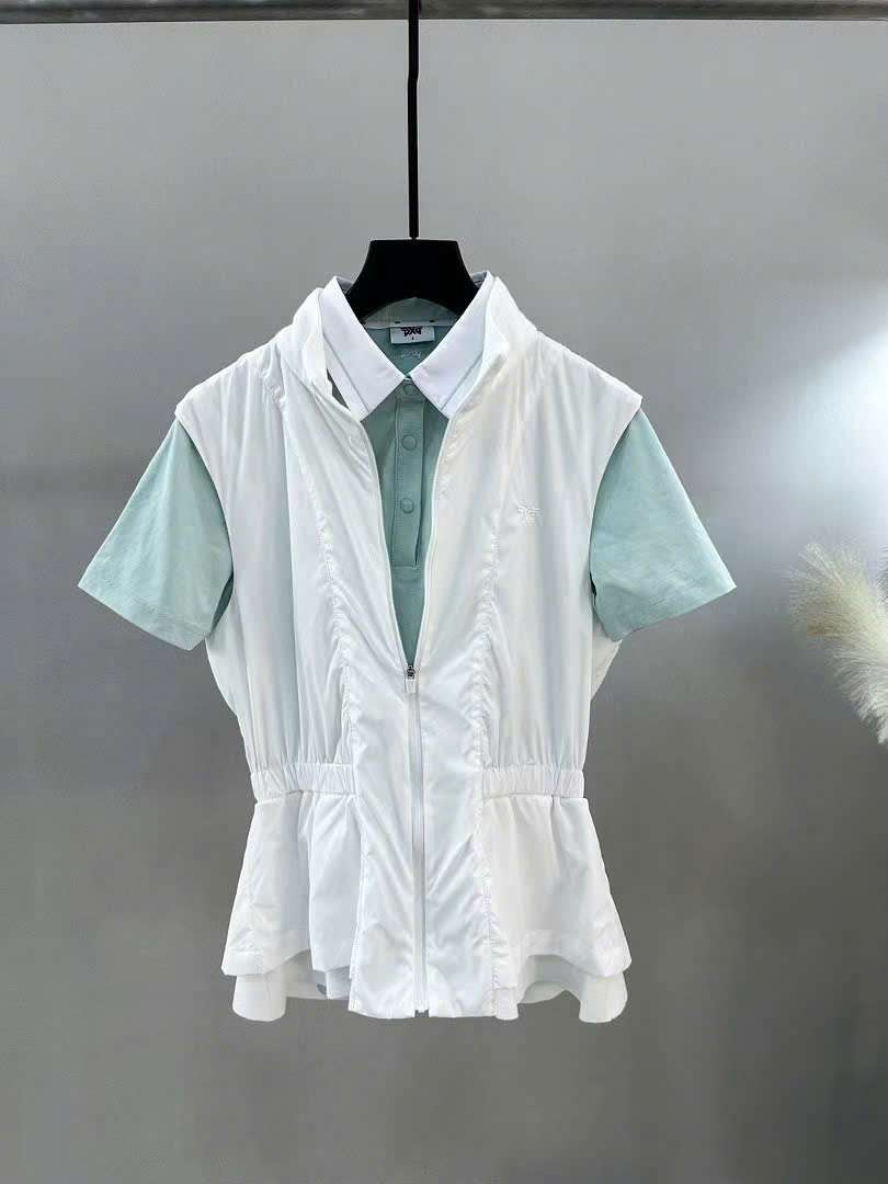 PXG 자수 로고 여성 골프 조끼