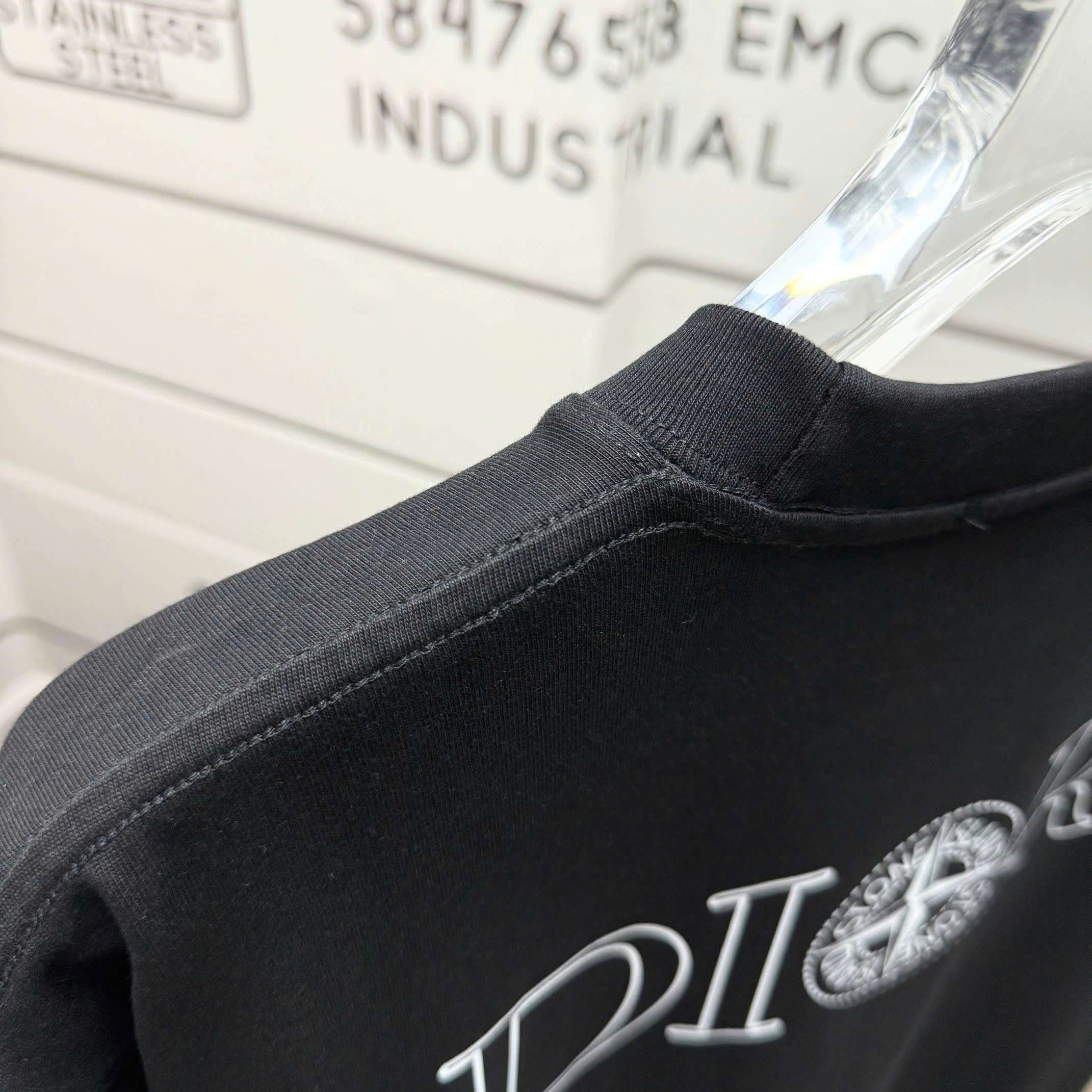 스톤아일랜드 x 디올 앞뒤 로고 남여공용 반팔티 (2컬러)