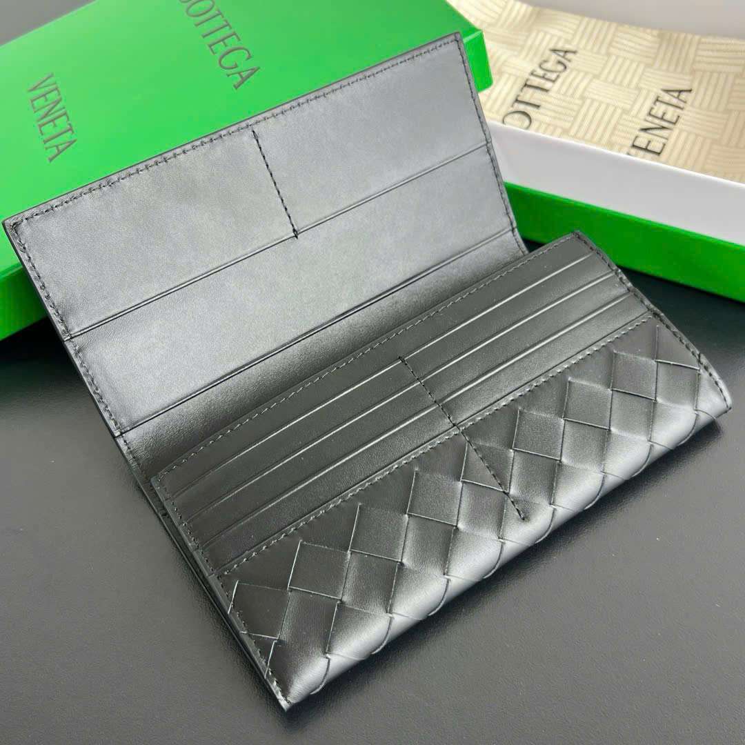 보테가 Intrecciato 남성 장지갑