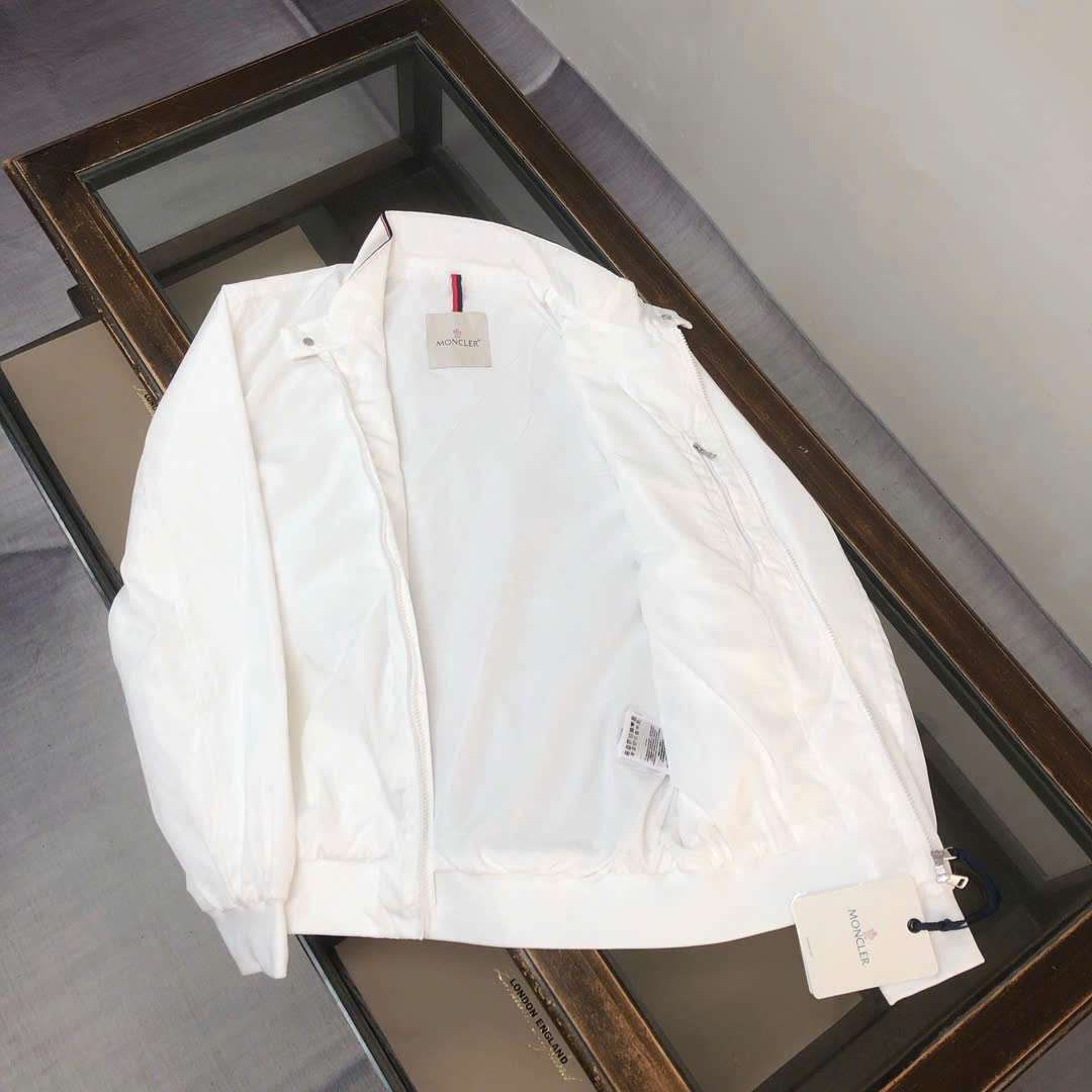 몽클레르 소매 베이직 로고 남성 자켓