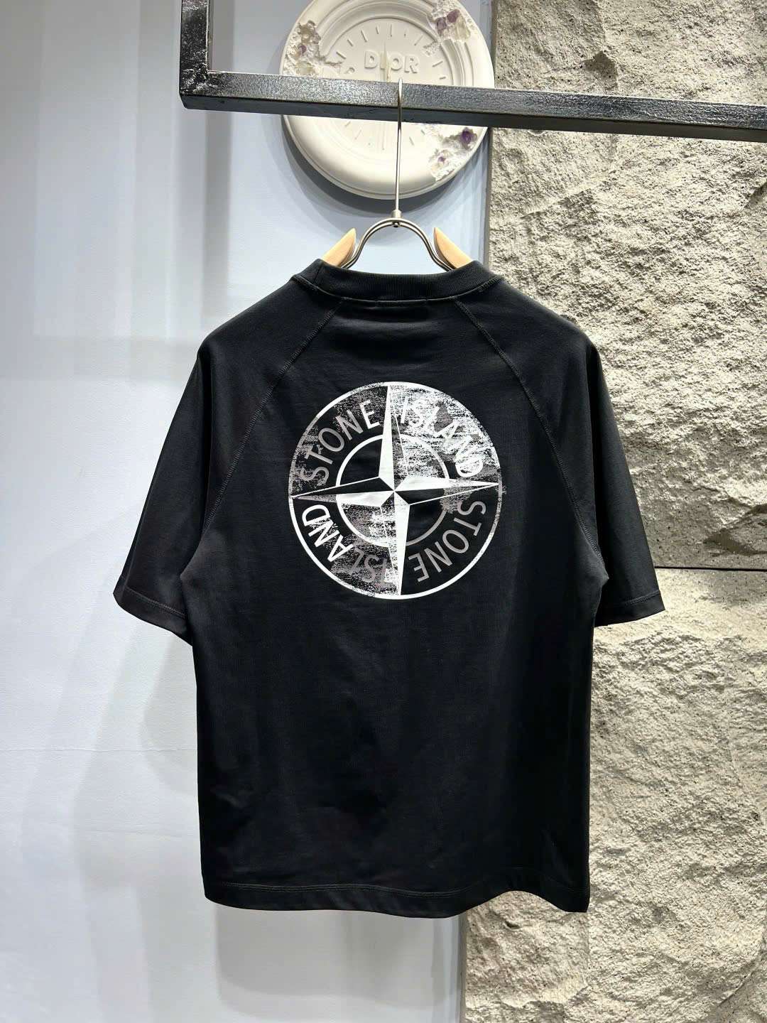 스톤아일랜드 앞뒤 로고 남여공용 반팔티