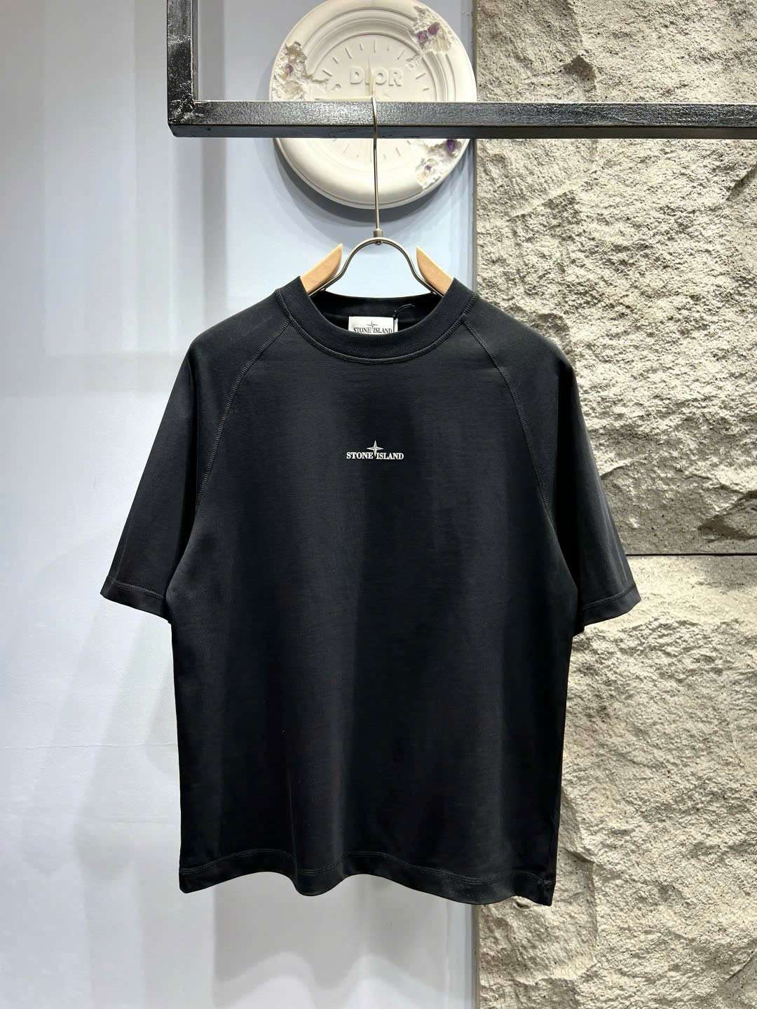 스톤아일랜드 앞뒤 로고 남여공용 반팔티