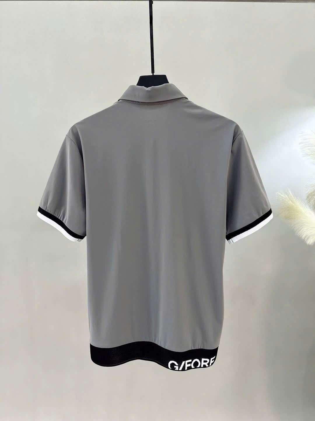 지포어 가슴 작은 로고 남성 골프 상의