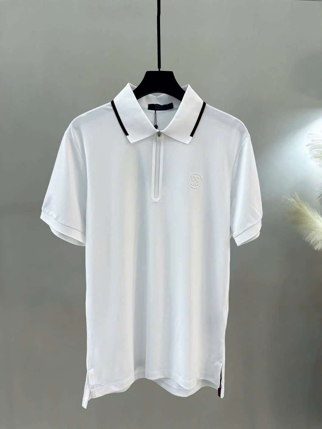 지포어 가슴 자수 로고 남성 골프 반팔티