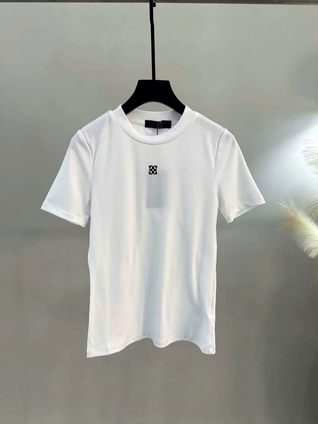 지포어 작은 자수 로고 여성 골프 상의 (2컬러)