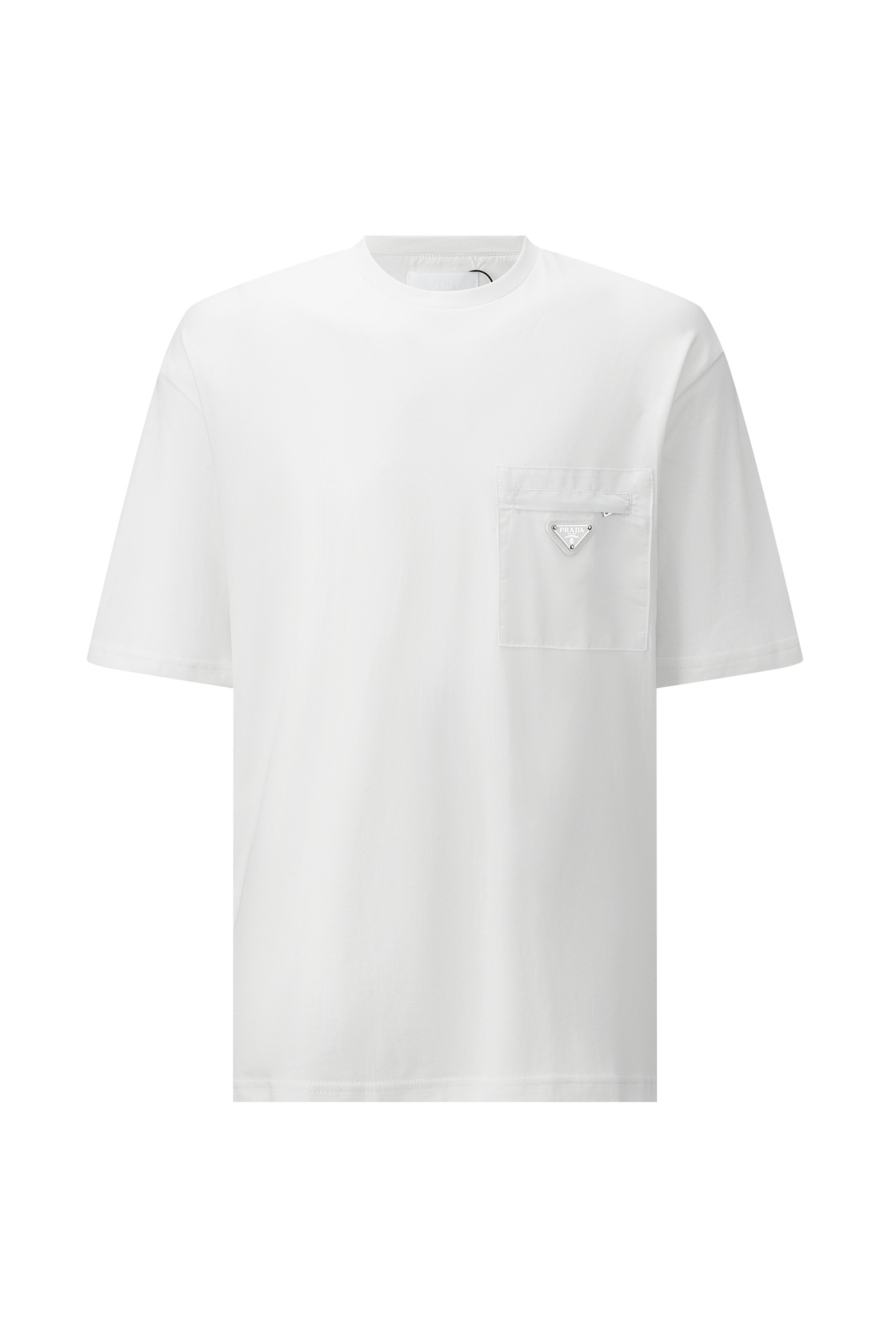 프라다 앞가슴 지퍼 포켓 남성 반팔티