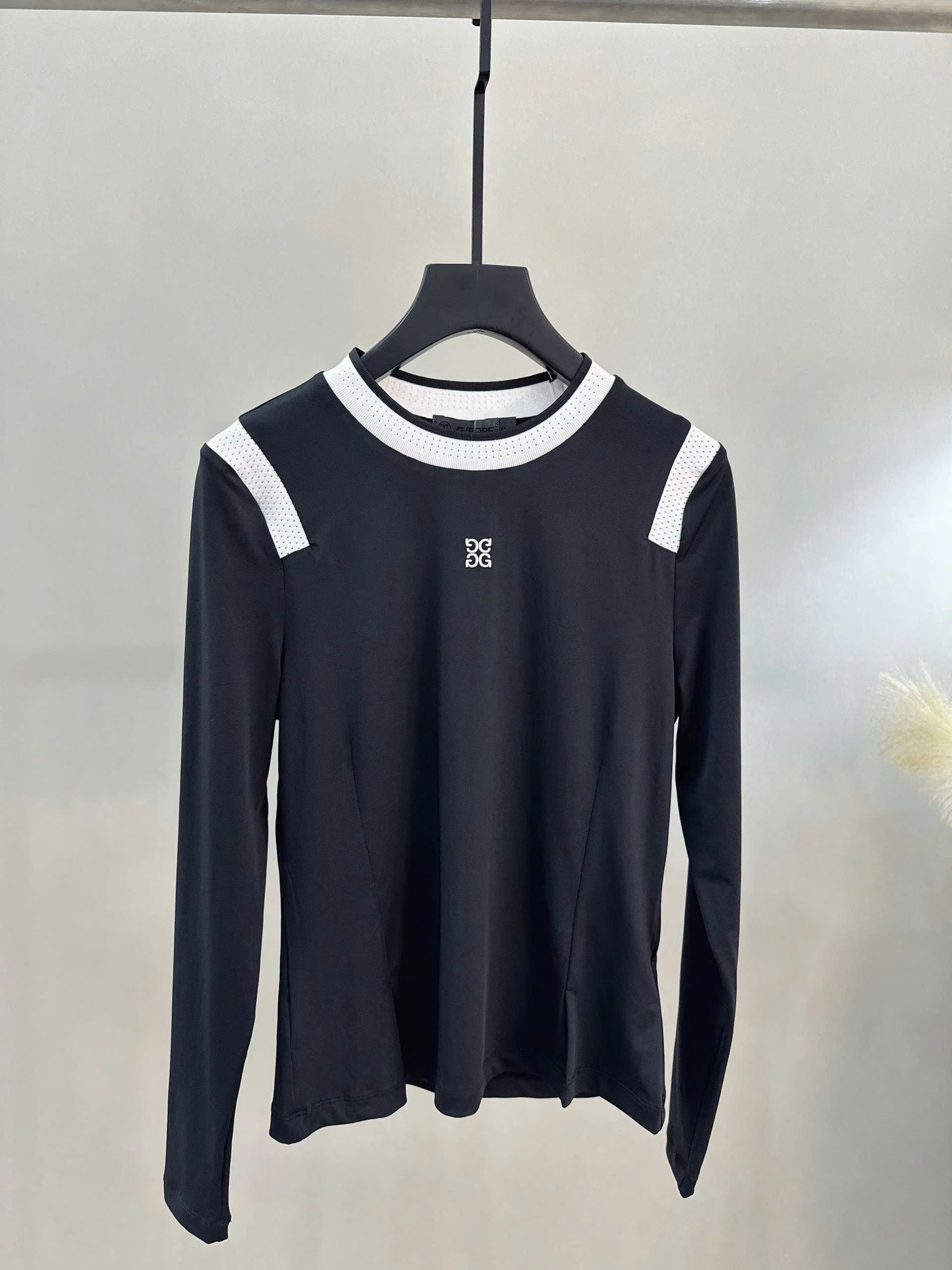 지포어 자수 로고 여성 골프 상의 (2컬러)