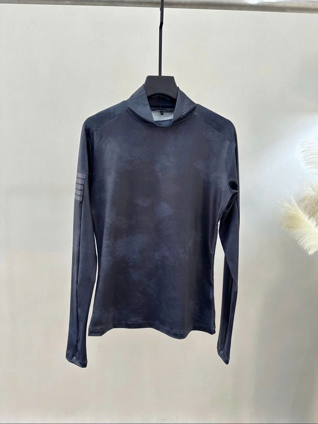 어메이징크리 소매 로고 여성 골프 상의